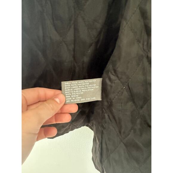 Michael Kors Men’s Lined Field Jacket/Overcoat Size Small Black Coat - Picture 4 of 7